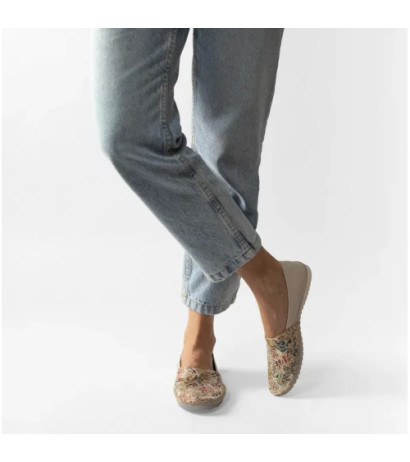 Maciejka Beżowe/Kwiaty 1930B-04/00-0 (MA1175-a) baleriinid