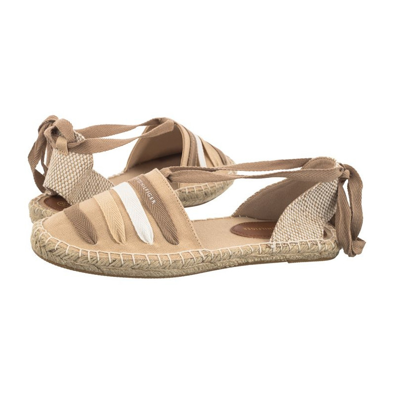 Tommy Hilfiger Flat Espadrille T3A7-33280-0890 500 Beige (TH1076-a)
