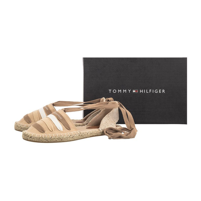 Tommy Hilfiger Flat Espadrille T3A7-33280-0890 500 Beige (TH1076-a)