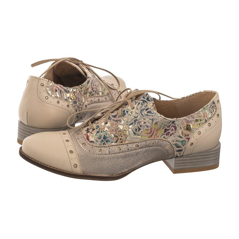 Maciejka Beżowe+Złote 06408-04/00-5 (MA1181-a) kingad