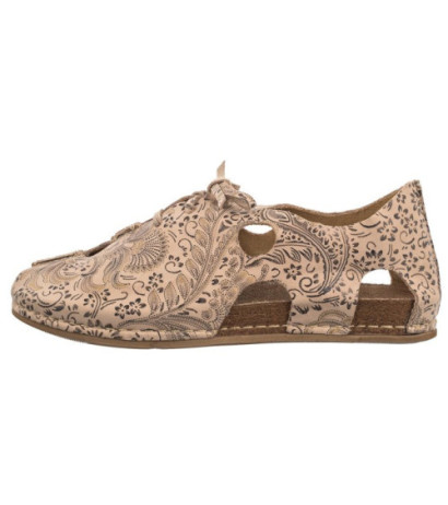 Maciejka Beżowe/Złote 06431-02/00-6 (MA1178-c) sandaalid