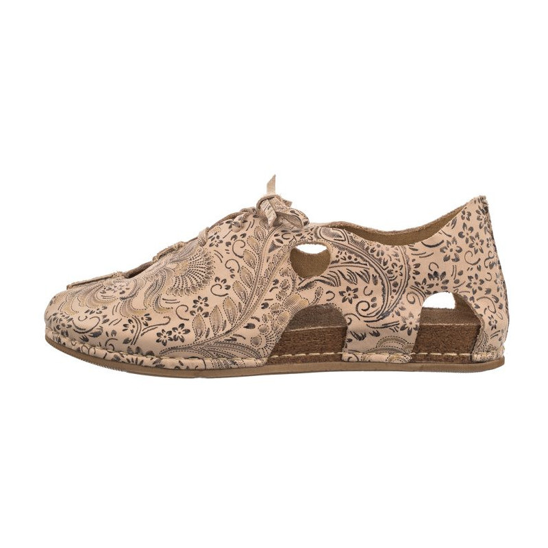 Maciejka Beżowe/Złote 06431-02/00-6 (MA1178-c) sandaalid