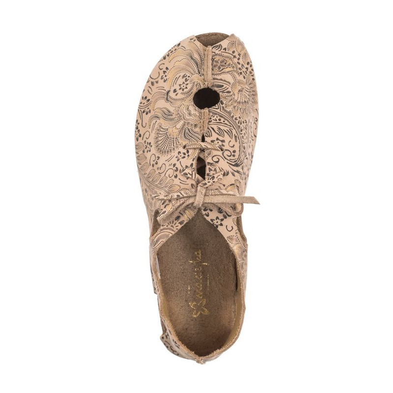 Maciejka Beżowe/Złote 06431-02/00-6 (MA1178-c) sandaalid