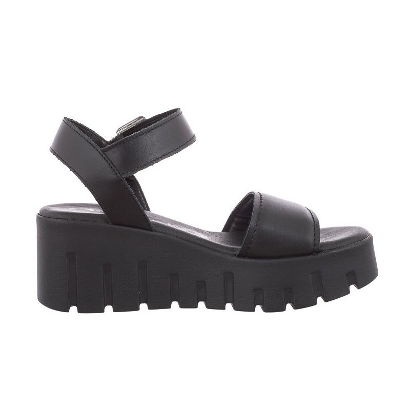 Tamaris Czarne 1-28712-42 003 Black Leather (TM481-a) kingad