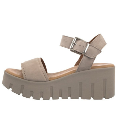 Tamaris Beżowe 1-28712-42 378 Taupe Suede (TM481-b) kingad