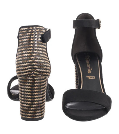 Tamaris Czarne 1-28356-42 0C8 Black Comb (TM482-c) kingad