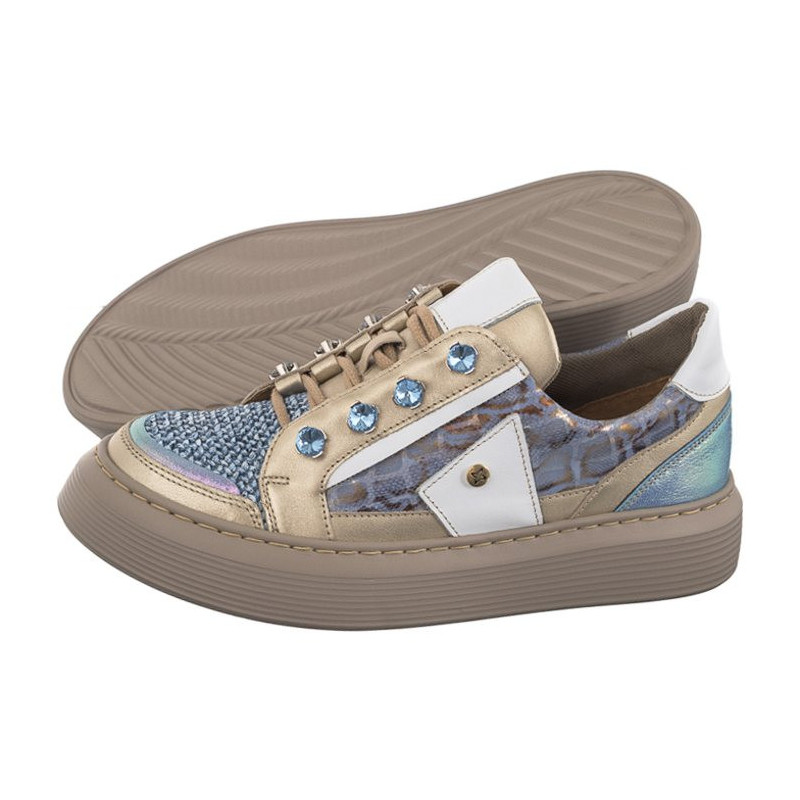 Maciejka Niebieskie/Beżowe 06466-06/00-7 (MA1195-a) kingad