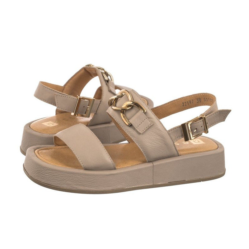 Nessi Beżowe 22197 02 (NE376-a) sandaalid
