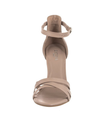 Ryłko Beżowe 9DBL7_R6 _3TG (RY842-a) kõrged kontsad