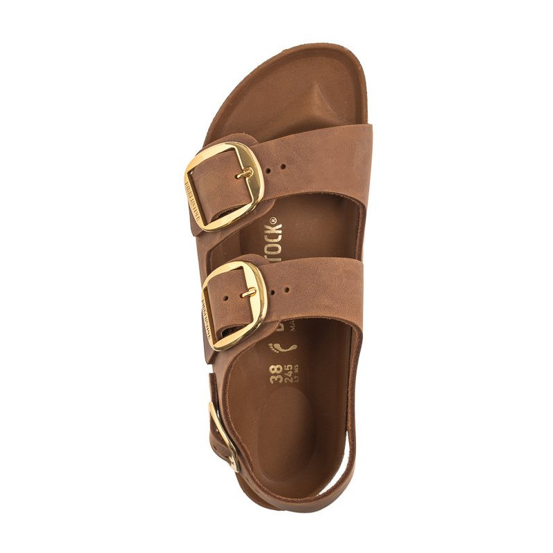 Birkenstock Milano Big Buckle Cognac 1024067 (BK251-b) sandaalid