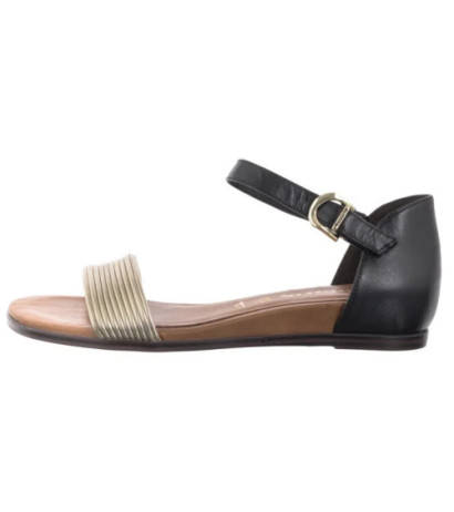 Tamaris Czarne/Złote 1-28110-42 098 Black Comb (TM488-b) sandaalid