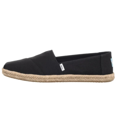 Toms Alpargata Rope Black Recycled Cotton Slubby Woven 10019670 (TS45-b) kingad