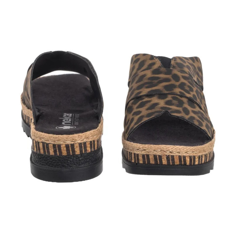 Rieker Brązowe Panterka V7989-90 Multi (RI164-d) kingad