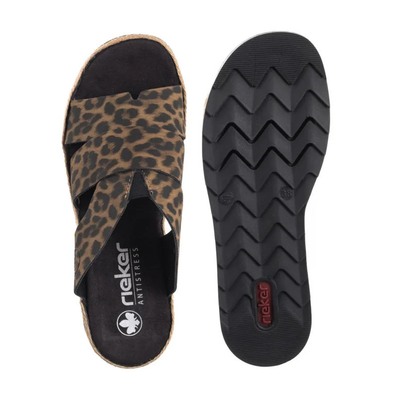 Rieker Brązowe Panterka V7989-90 Multi (RI164-d) kingad