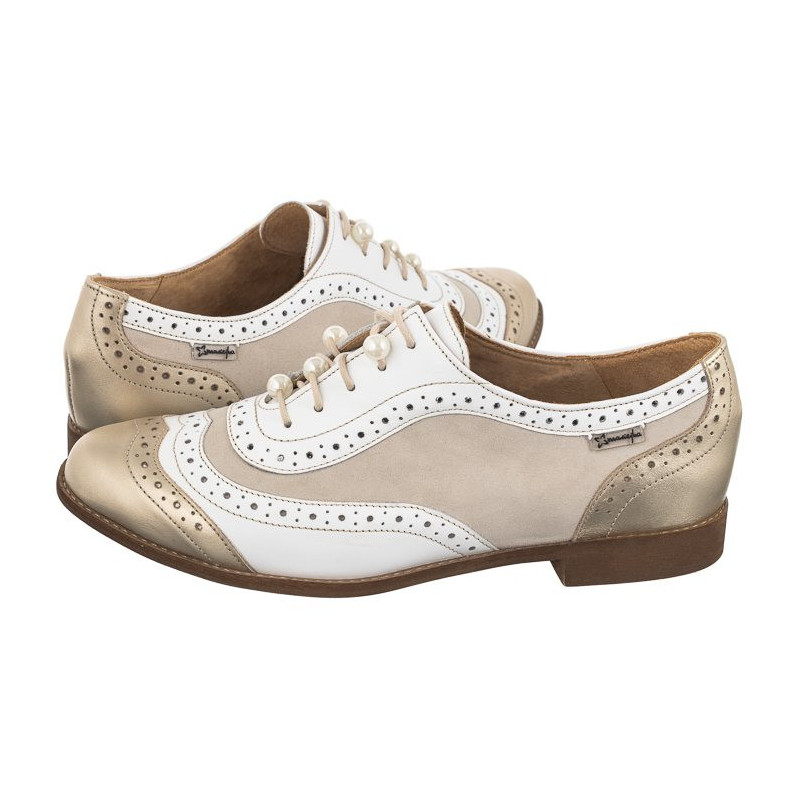 Maciejka Beżowe/Złote 06411-04/00-5 (MA1199-a) kingad