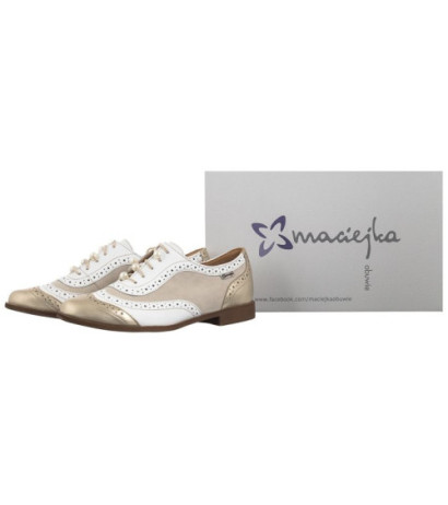 Maciejka Beżowe/Złote 06411-04/00-5 (MA1199-a) kingad