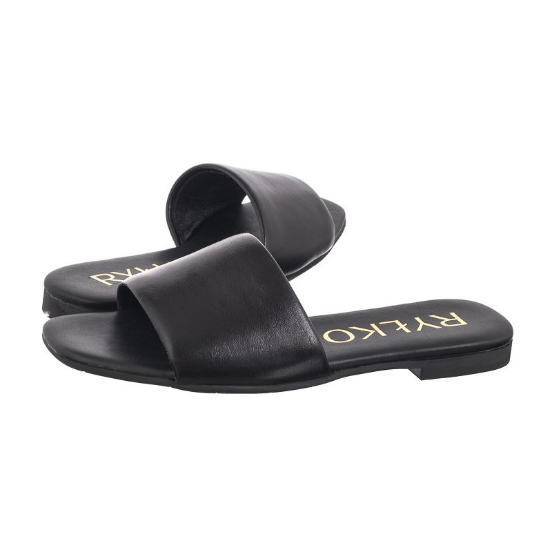 Ryłko Czarne 0AGH2_V_ __45 (RY852-a) Naiste kingad/klappide klapid