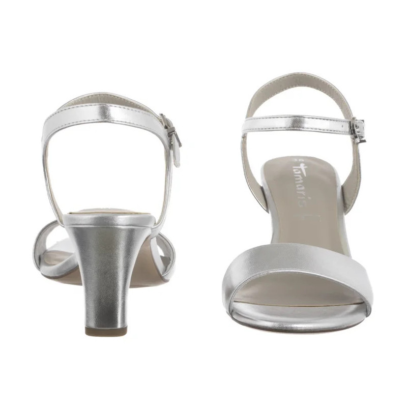 Tamaris Srebrne 1-28008-42 941 Silver (TM495-b) kõrged kontsad