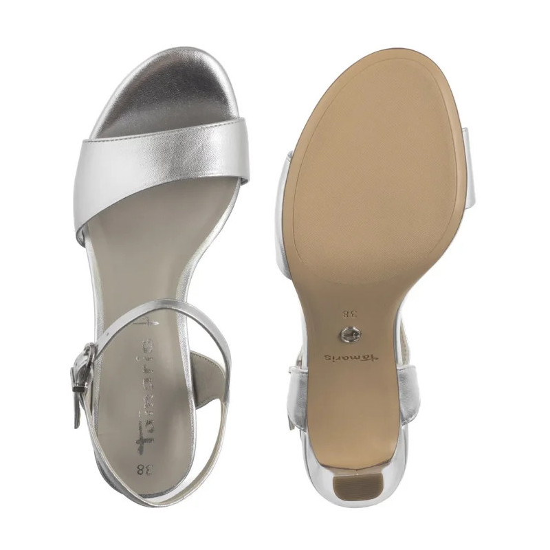 Tamaris Srebrne 1-28008-42 941 Silver (TM495-b) kõrged kontsad