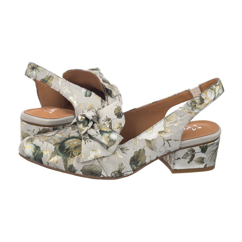 Maciejka Zielone w Kwiaty N6539-38/00-1 (MA1206-b) kingad