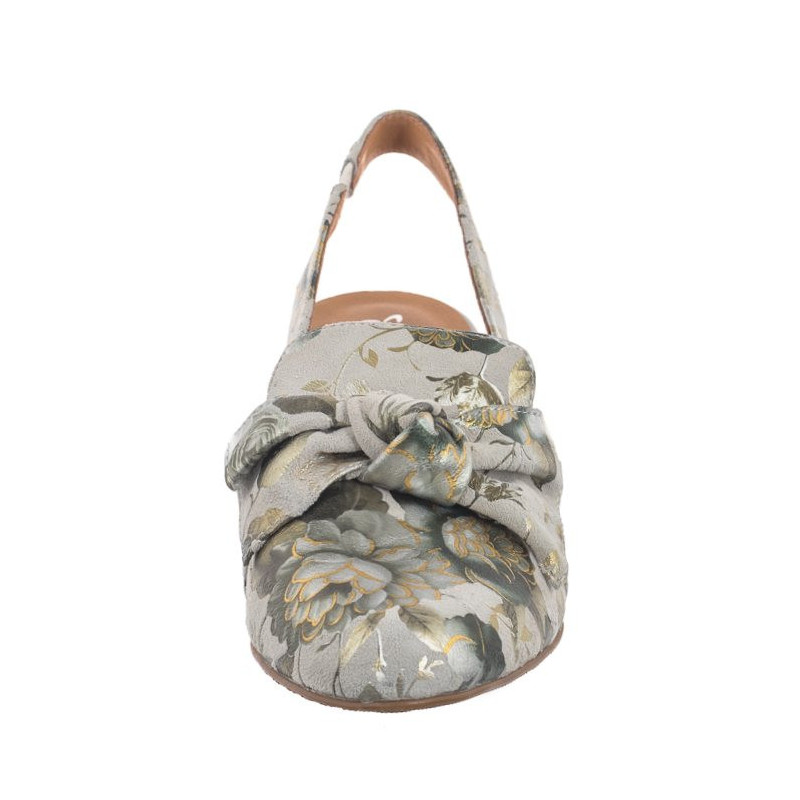 Maciejka Zielone w Kwiaty N6539-38/00-1 (MA1206-b) kingad