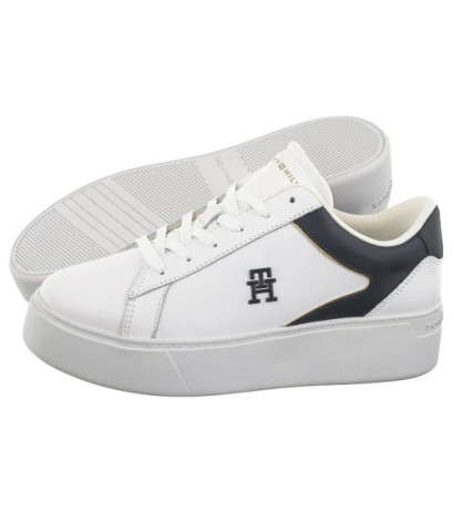 Tommy Hilfiger TH Platform Court Sneaker White/Space Blue FW0FW07910 0K5 (TH1104-a) spordijalatsid