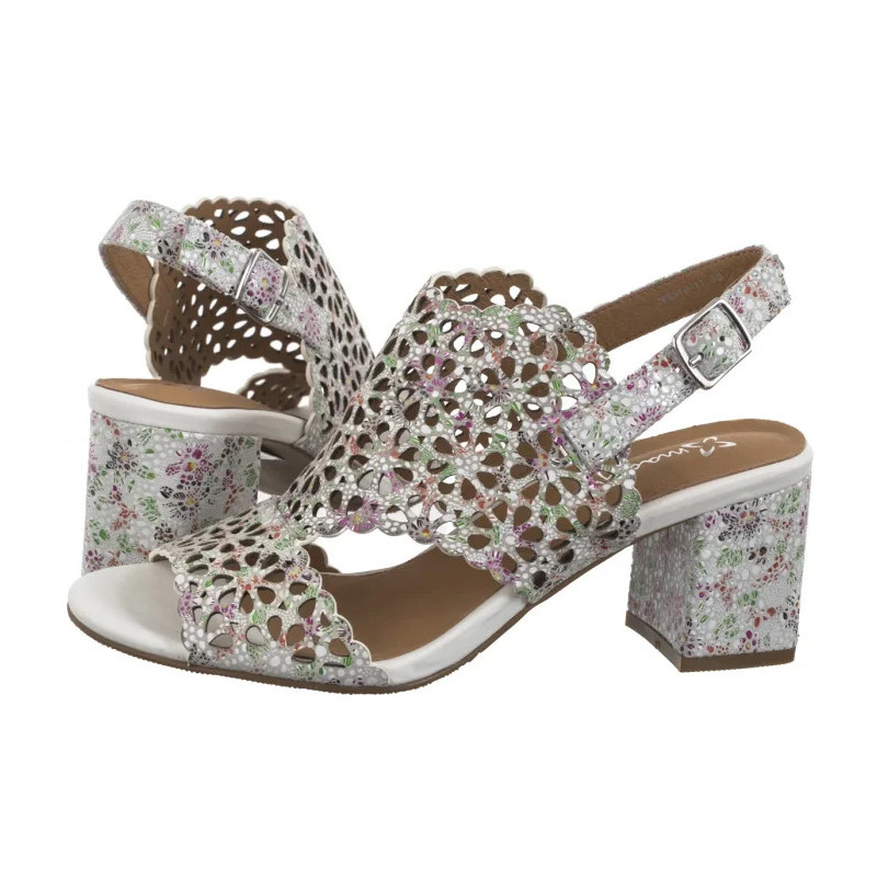 Maciejka Białe+Kwiaty N6518-11/00-1 (MA1207-c) kingad