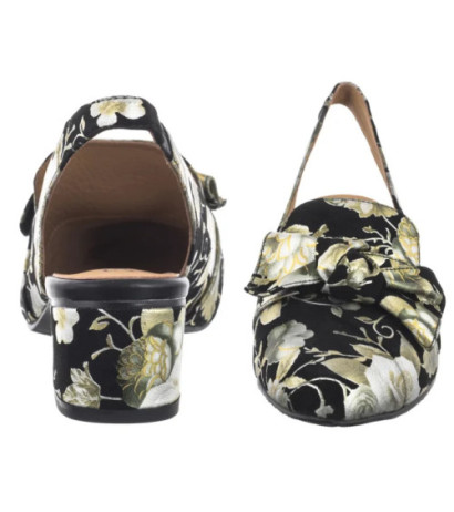 Maciejka Czarne w Kwiaty Złote N6539-44/00-1 (MA1206-e) kingad