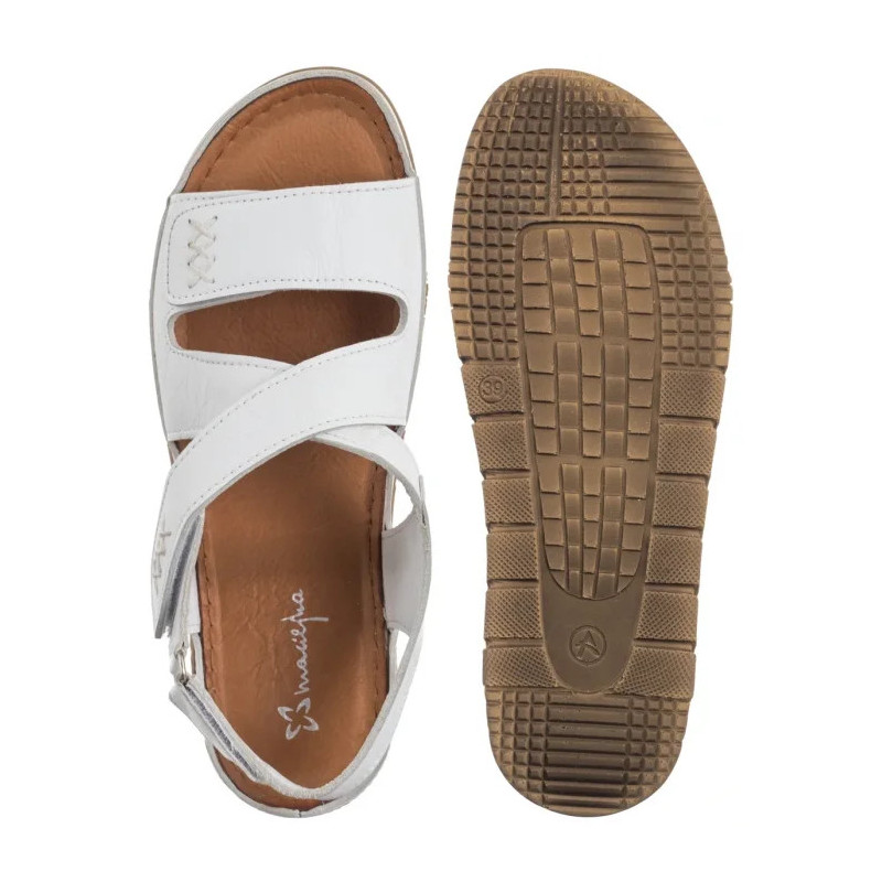 Maciejka Białe L4496-11/00-1 (MA1220-c) sandaalid