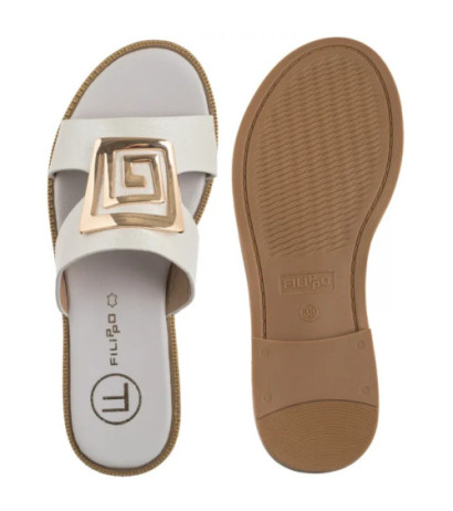 Filippo Białe DK3703/25 WH (FO100-b) Naiste kingad/klappide klapid