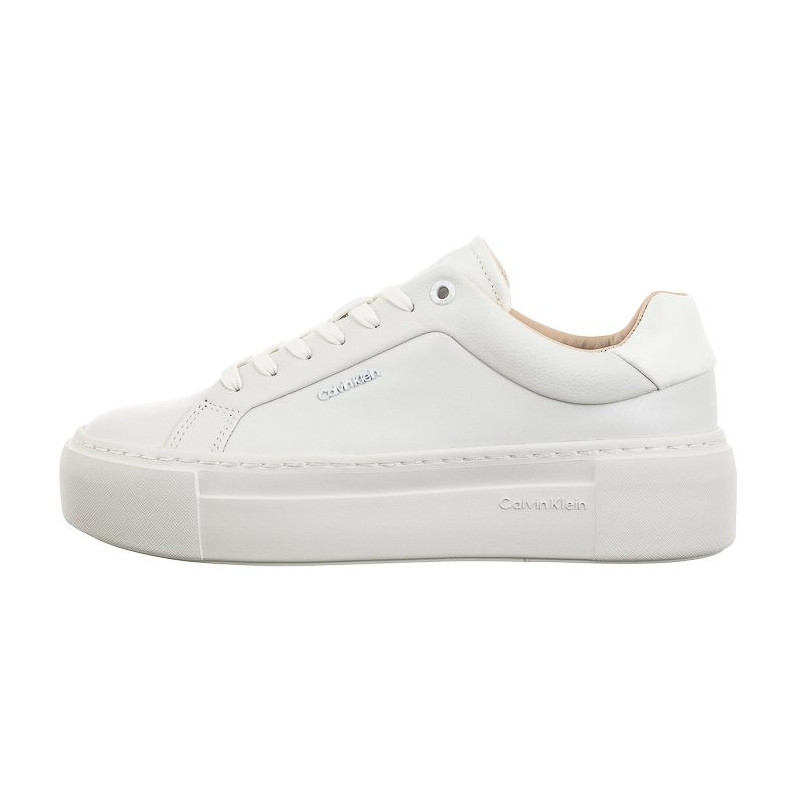 Calvin Klein Ff Cupsole LAce Up W/Ml Lth Triple White HW0HW02118 0K4 (CK510-a) spordijalatsid