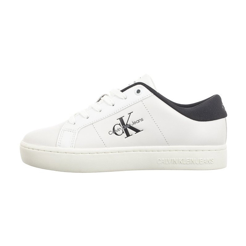 Calvin Klein Classic Cupsole Lowlaceup Lth Wn Bright White/Black YW0YW01444 0GM (CK511-a) spordijalatsid