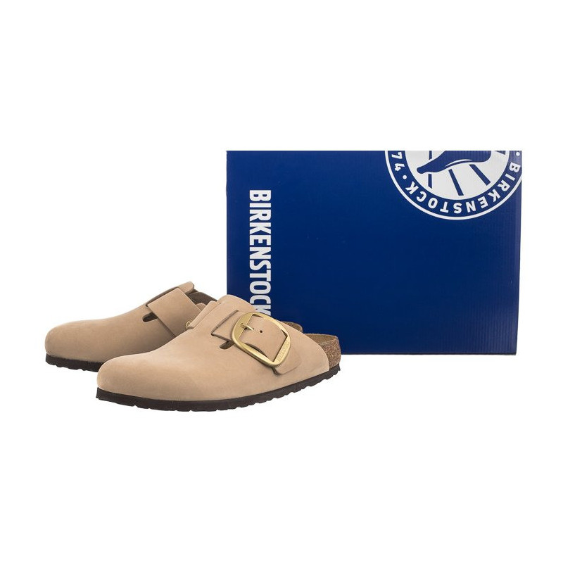 Birkenstock Boston Big Buckle Sandcastle 1028052 (BK267-a) Naiste kingad/klappide klapid