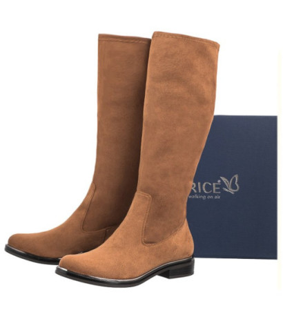 Caprice Brązowe 9-25512-41 364 Brandy Stretch (CP412-a) saapad