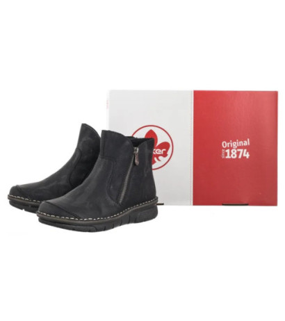 Rieker Czarne 73357-00 Black (RI204-a) kingad