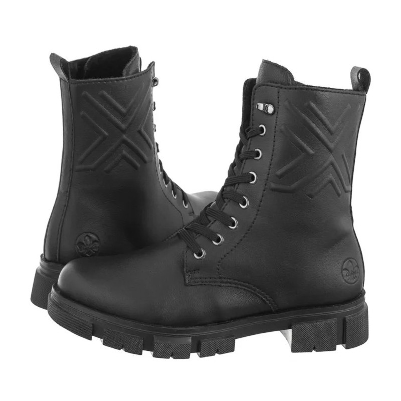 Rieker Czarne Y7108-00 Black (RI213-a) kingad