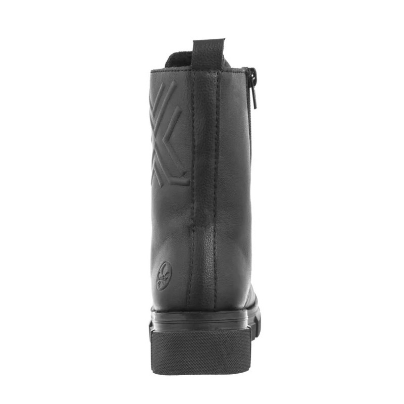 Rieker Czarne Y7108-00 Black (RI213-a) kingad