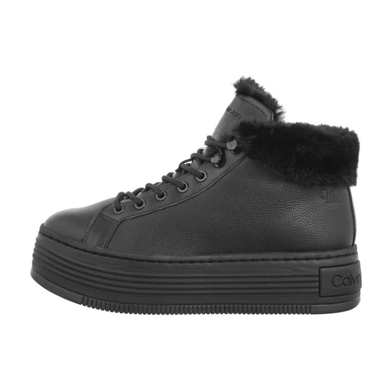 Calvin Klein Bold Platf Low Laceup Mg Lth Triple Black YW0YW01590 0GJ (CK593-a) kingad