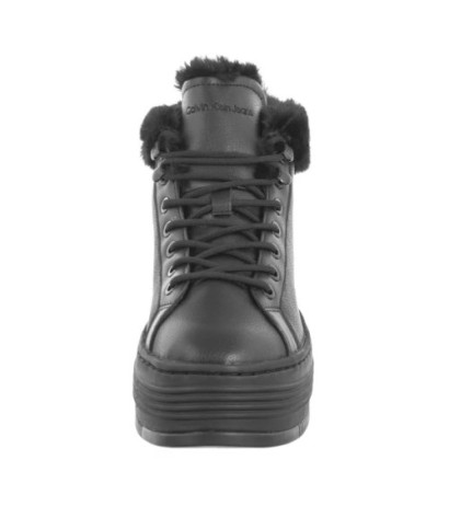 Calvin Klein Bold Platf Low Laceup Mg Lth Triple Black YW0YW01590 0GJ (CK593-a) kingad