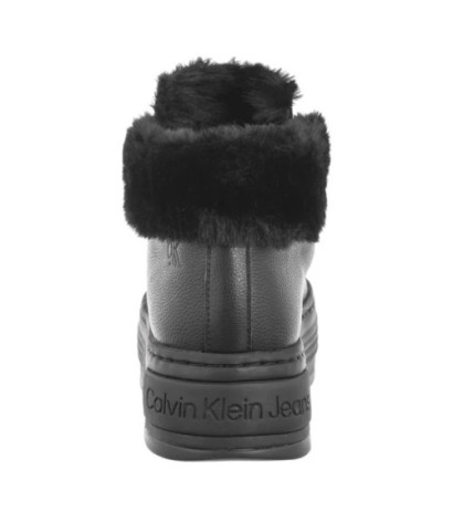 Calvin Klein Bold Platf Low Laceup Mg Lth Triple Black YW0YW01590 0GJ (CK593-a) kingad