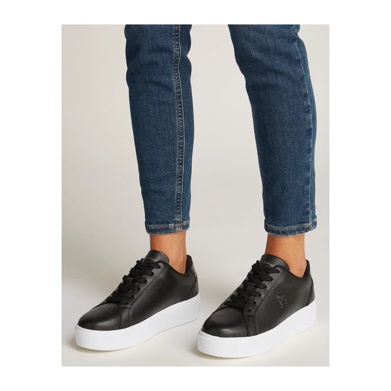 Tommy Hilfiger TH Platform Court Sneaker Black FW0FW08614 BDS (TH1220-a) spordijalatsid