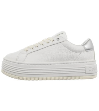 Calvin Klein Bold Flatf Low Mix Ohb Bright White/Creamy White/Silver YW0YW01632 0LC (CK602-a) kingad