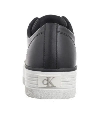 Calvin Klein Bold Vulc Flatf Low Lth In Black/Bright White YW0YW01633 0GM (CK604-b) kingad