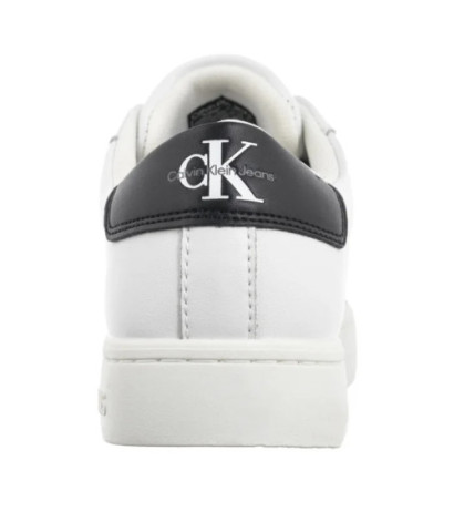 Calvin Klein Classic Cupsole Laceup Bright White/Black YW0YW01269 YBR (CK608-a) kingad