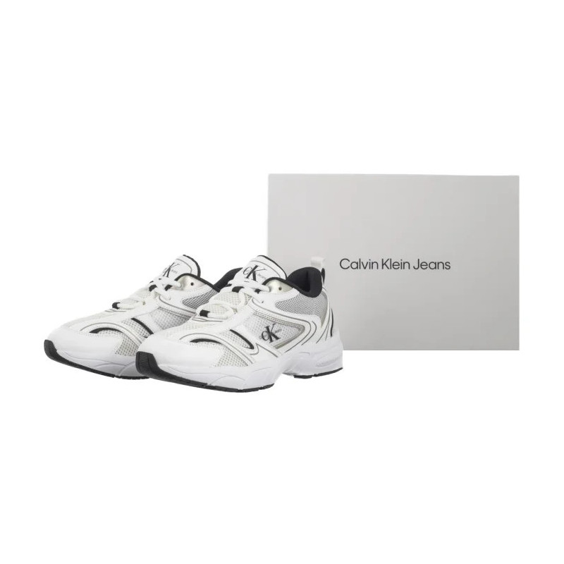 Calvin Klein Retro Tennis Mesh Ml Bright White/Black YW0YW01807 01W (CK610-a) spordijalatsid