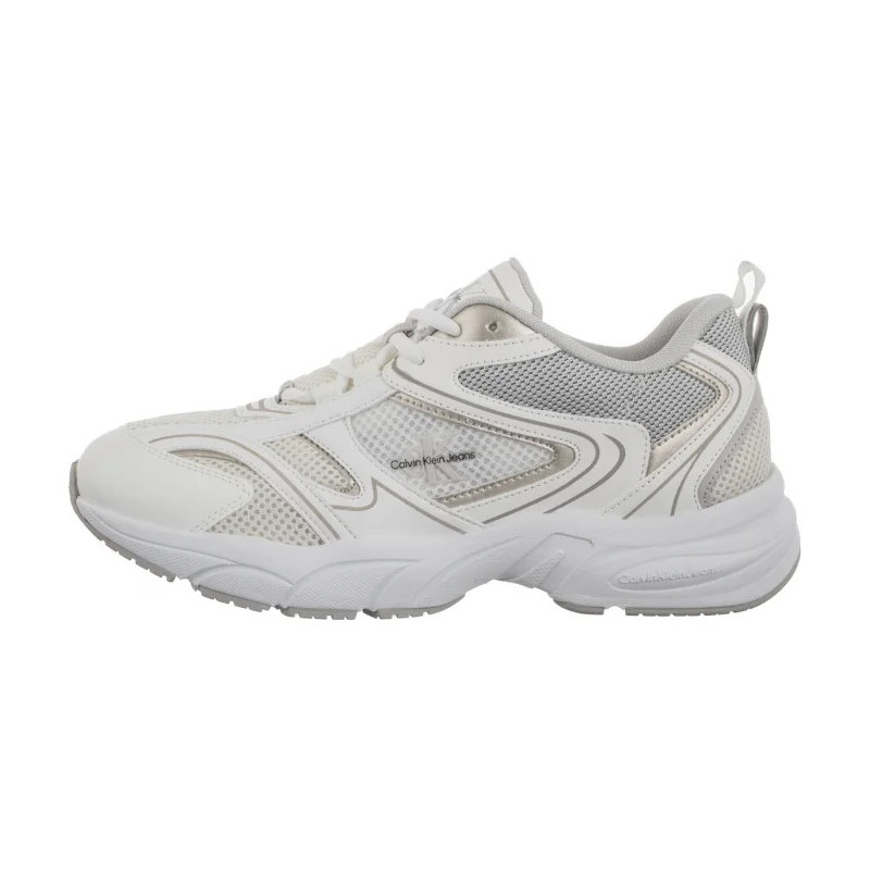 Calvin Klein Retro Tennis Mesh Ml Bright White/Silver YW0YW01807 0LI (CK610-b) spordijalatsid