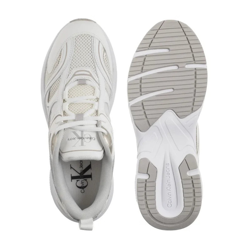 Calvin Klein Retro Tennis Mesh Ml Bright White/Silver YW0YW01807 0LI (CK610-b) spordijalatsid