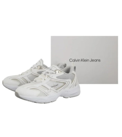 Calvin Klein Retro Tennis Mesh Ml Bright White/Silver YW0YW01807 0LI (CK610-b) spordijalatsid