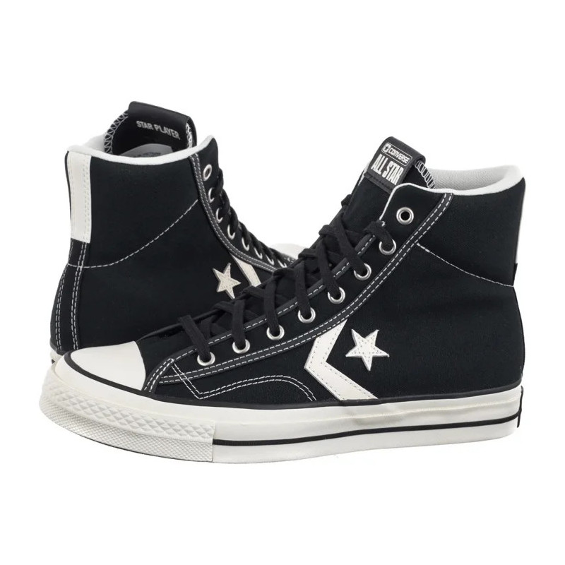 Converse Star Player 76 Hi Black/Vintage White A10516C (CO742-a) kingad