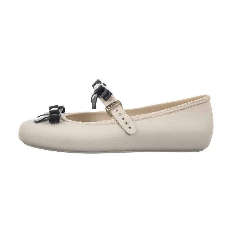 Melissa Soft Ballerina Bow AD 35971/BE620 Beige/Black (ML339-a) baleriinid